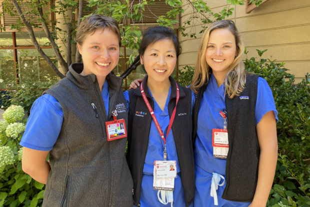 Our class of 2025 fellows (from left to right): Drs. Jennifer Sequoia, May Szeto, and Danielle Sharp  